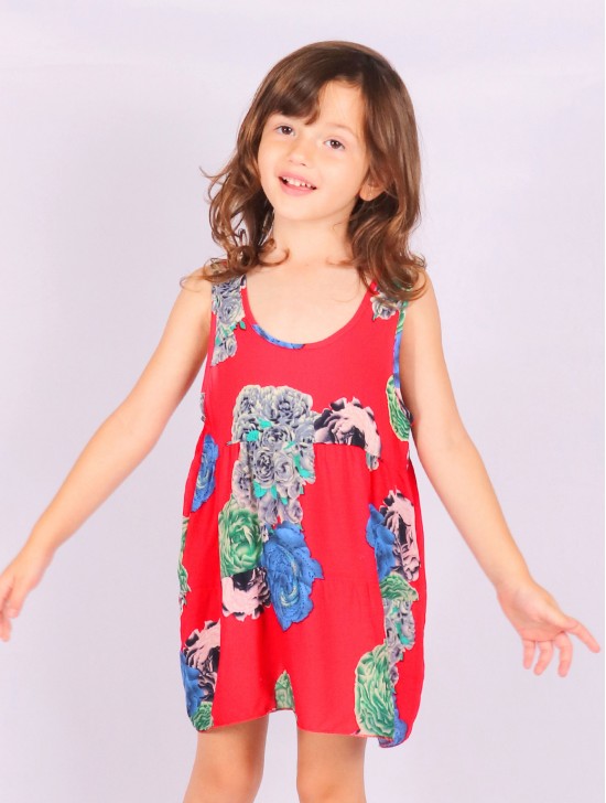 Kids Super Soft Sleeveless Fashion Dress (2-6 Yrs)